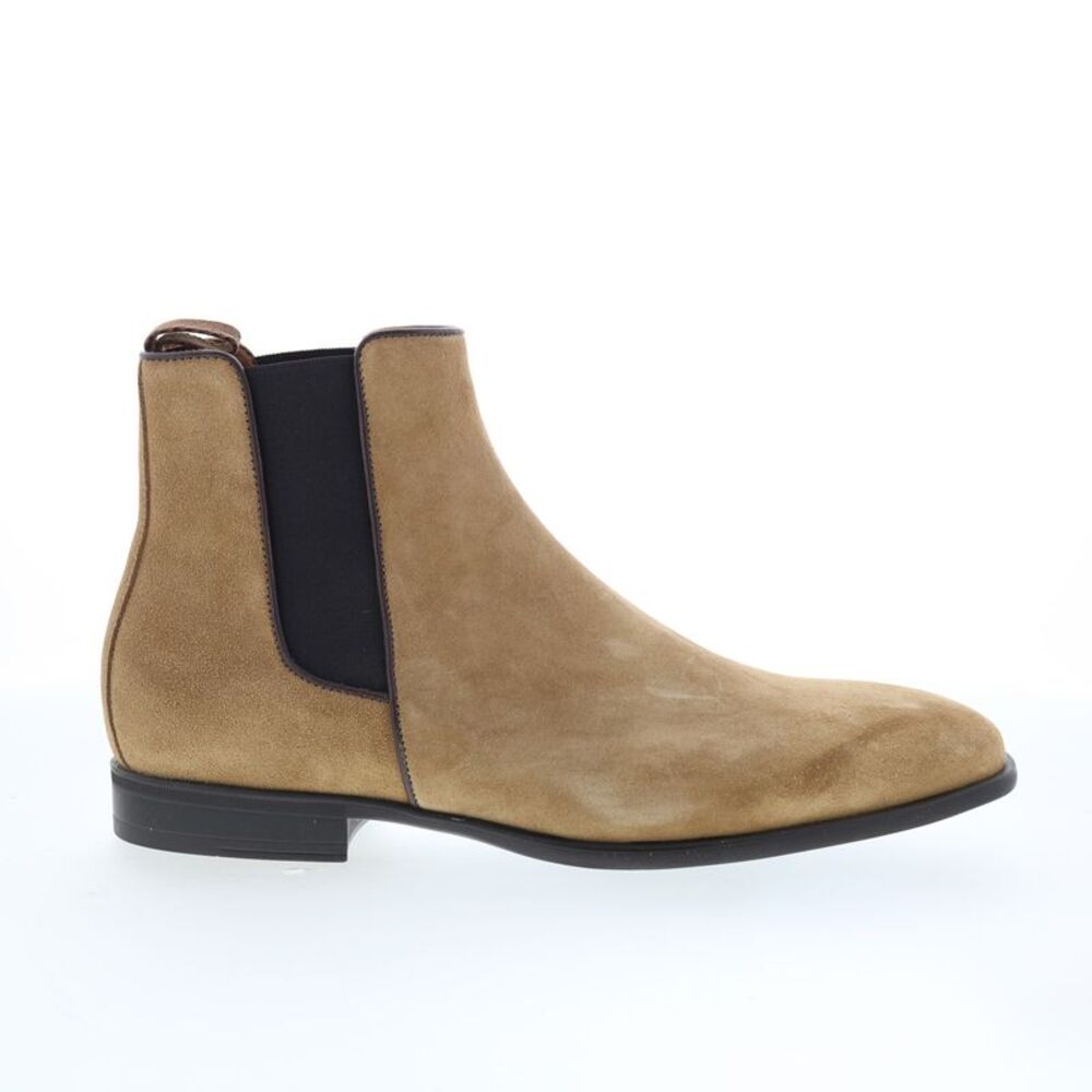 Aquatalia Mens Adrian Dress Suede Brown Boots (NWT)
